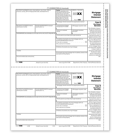 1098 Tax Forms | FileRx.com
